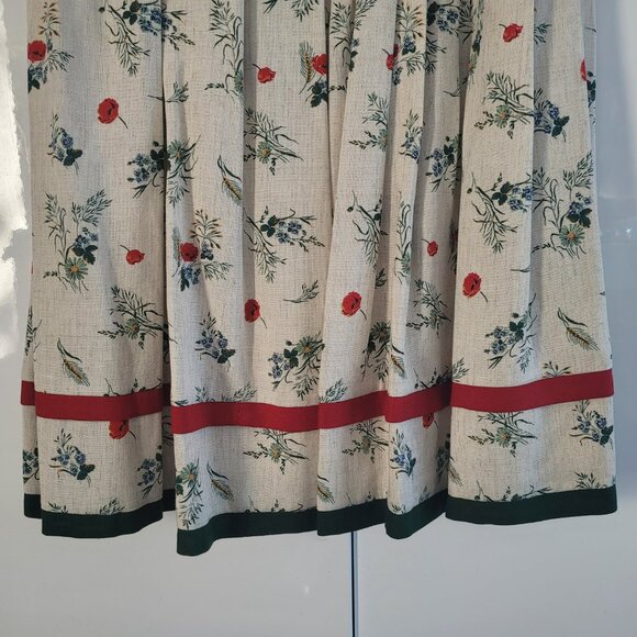Rare Vintage Wenger of Austria Cottagecore Pleated Skirt - Picture 4 of 9